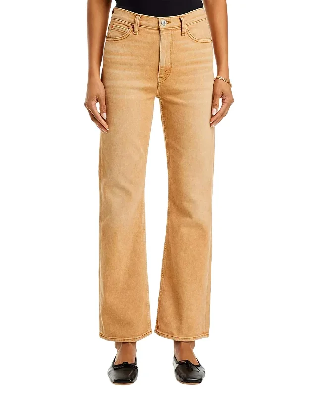 Closeout 70's Crop Bootcut Jeans In Desert Sand