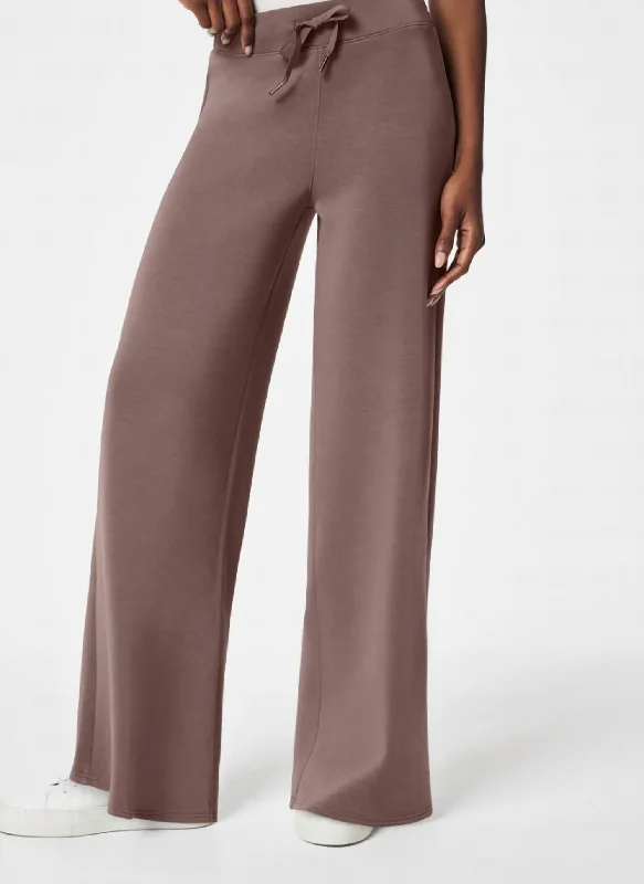 Deal Frenzy Airessential Wide Leg Pants In Smoke