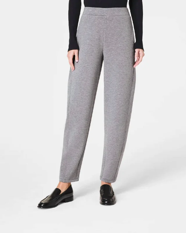 Act Fast Airessentials Barrel Pants In Heather Grey