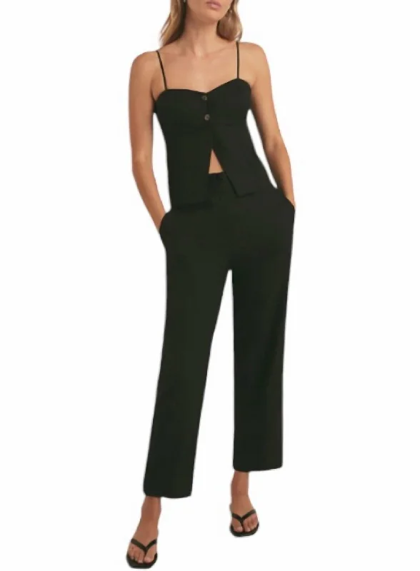 Huge Savings Bea Straight Pants In Black