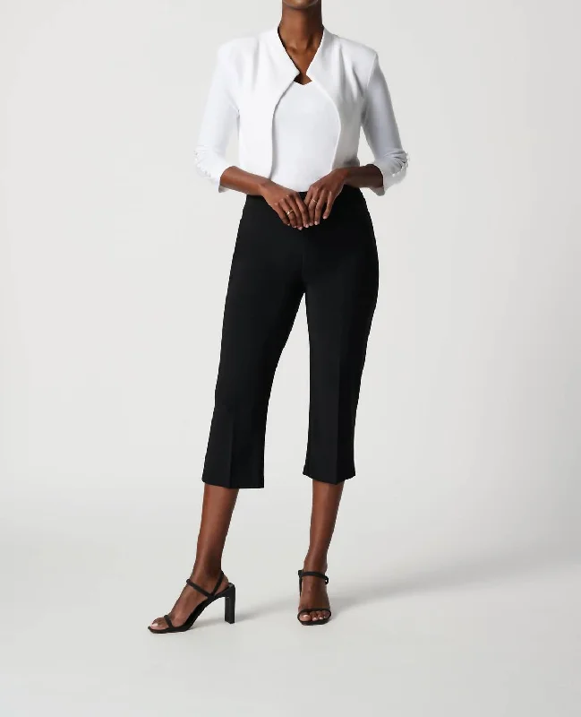 Buy More, Save More Classic Capri Pants In Black