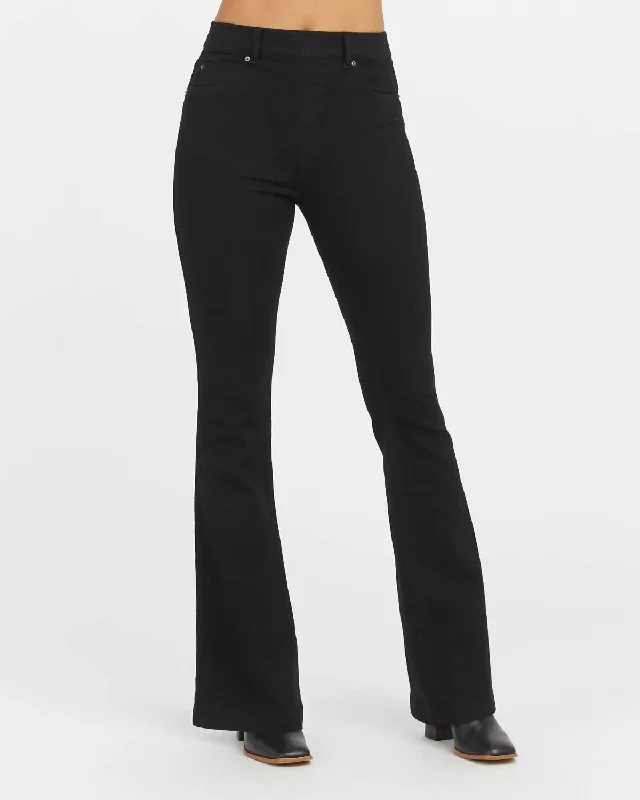 Midnight Madness Clean Flare Jeans In Black