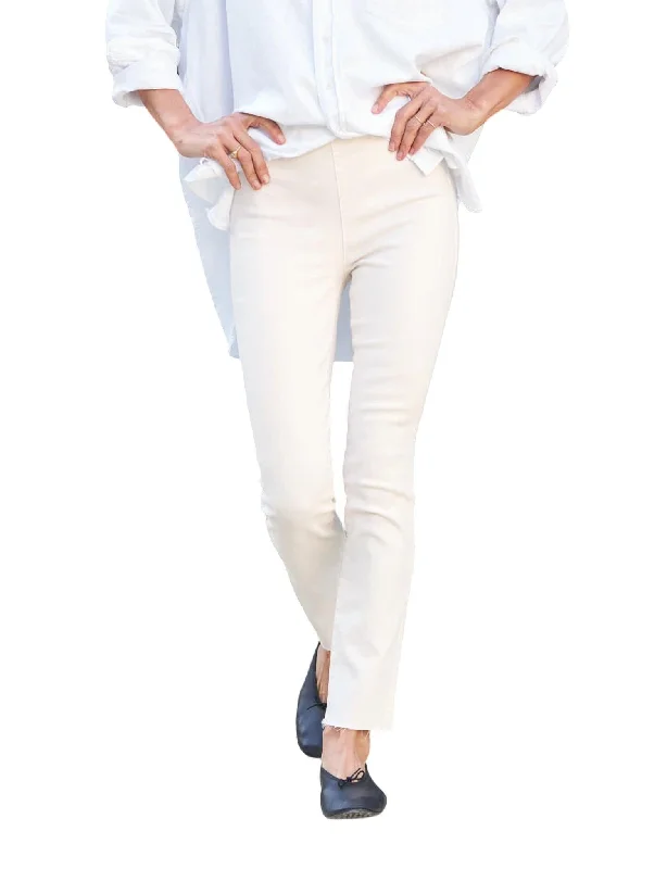 Discount Mania Derry Illusion Pants In Antique White