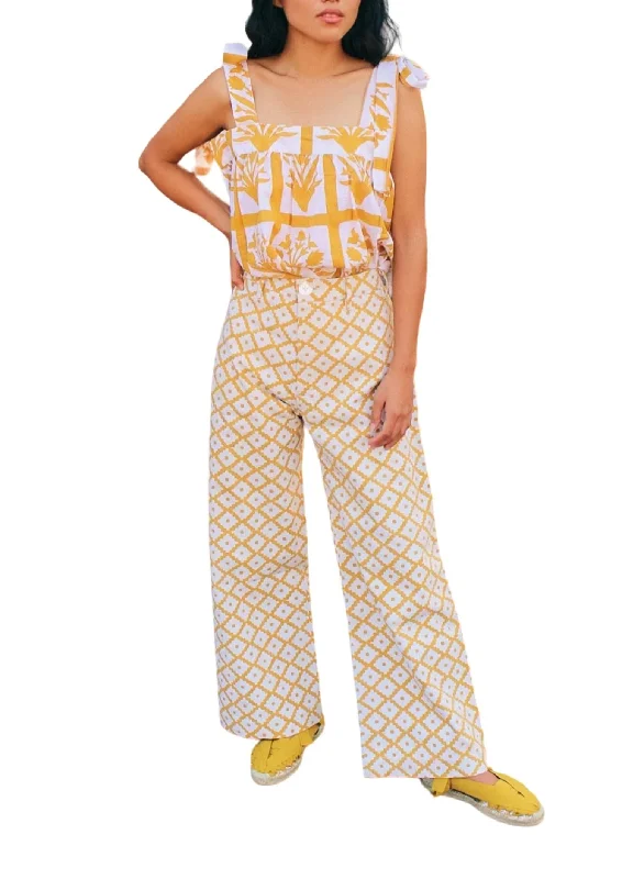 Loyalty Reward Disco Pants In Honey Coconut