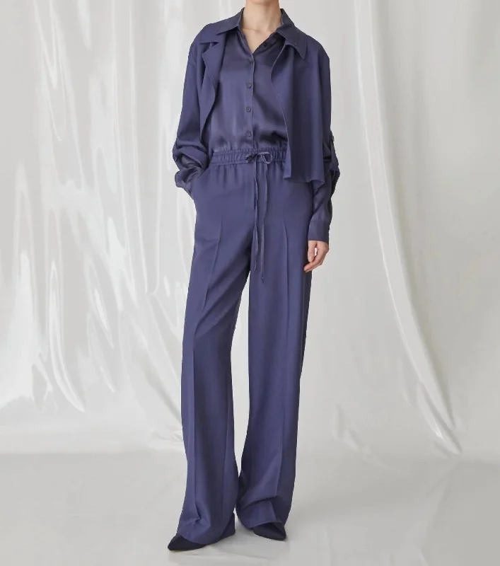 Exclusive Online Offer Drawstring Trousers In Blue