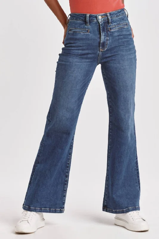 Can't Miss Fiona High Rise Wide Leg Jean In Tempo