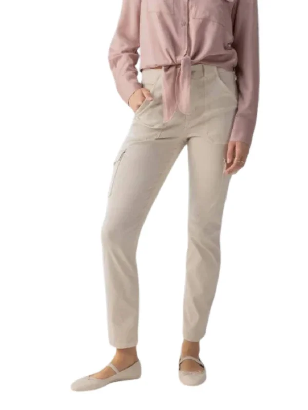 Reduced Prices Hayden Sculpted Cargo Pants In Toasted Almond