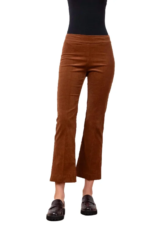 Extra Savings Leo Fine Corduroy Pants In Cognac
