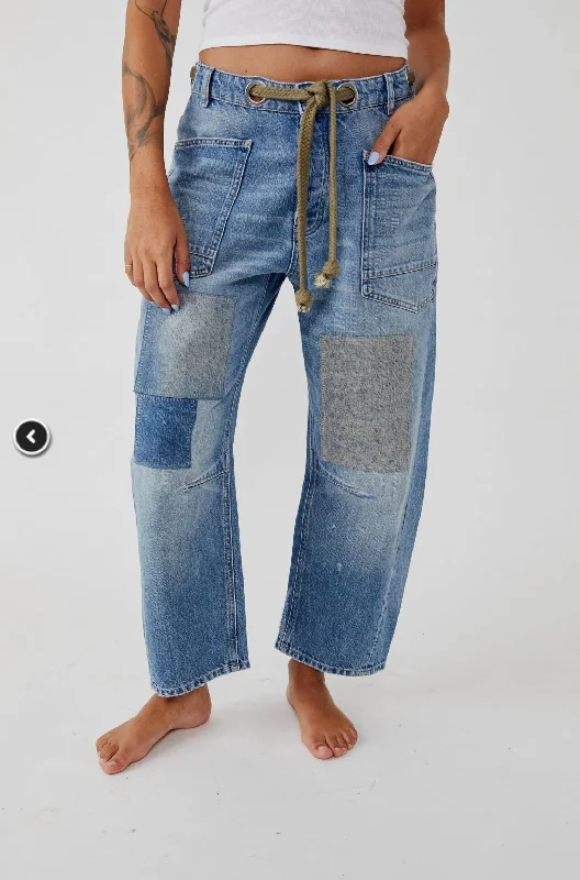 Special Savings Moxie Low Slung Jeans In Truest Blue
