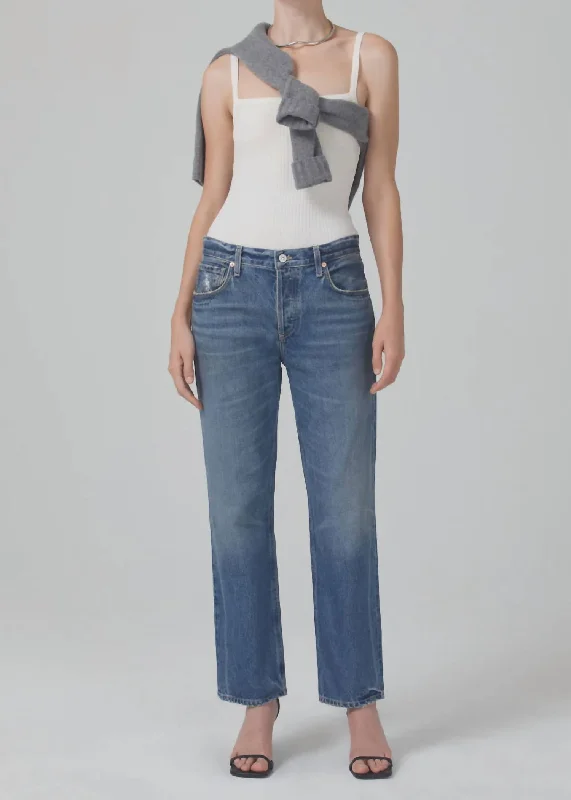 Deal Explosion Neve Low Slung Jean In Oasis