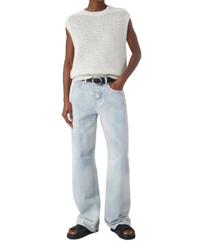 Amazing Deals Nikka Marble Jeans In Extreme Light