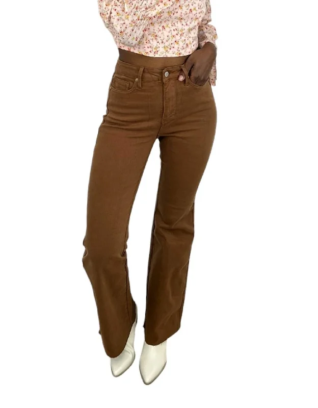 Limited Time Preakness Flare Jeans In Camel
