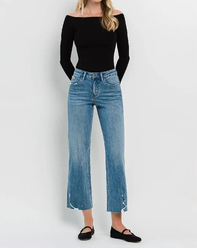 Price Rollback The Fit Is Everything Cropped Jeans In Medium Wash