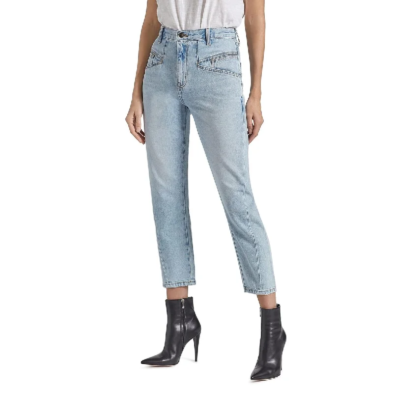 Limited Availability The Helix Crop Womens Denim High Rise Cropped Jeans