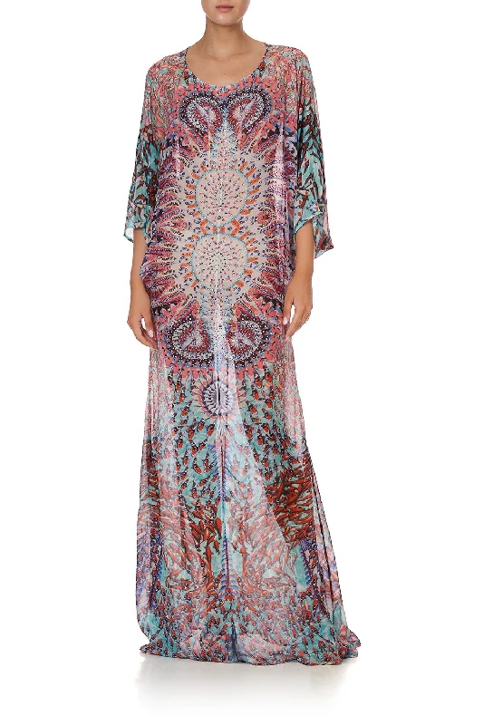 Final Sale SHEER KAFTAN MILAGRO CHARM