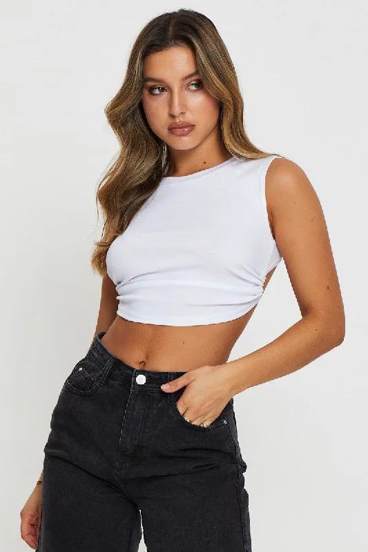 Best Seller White Crop Top