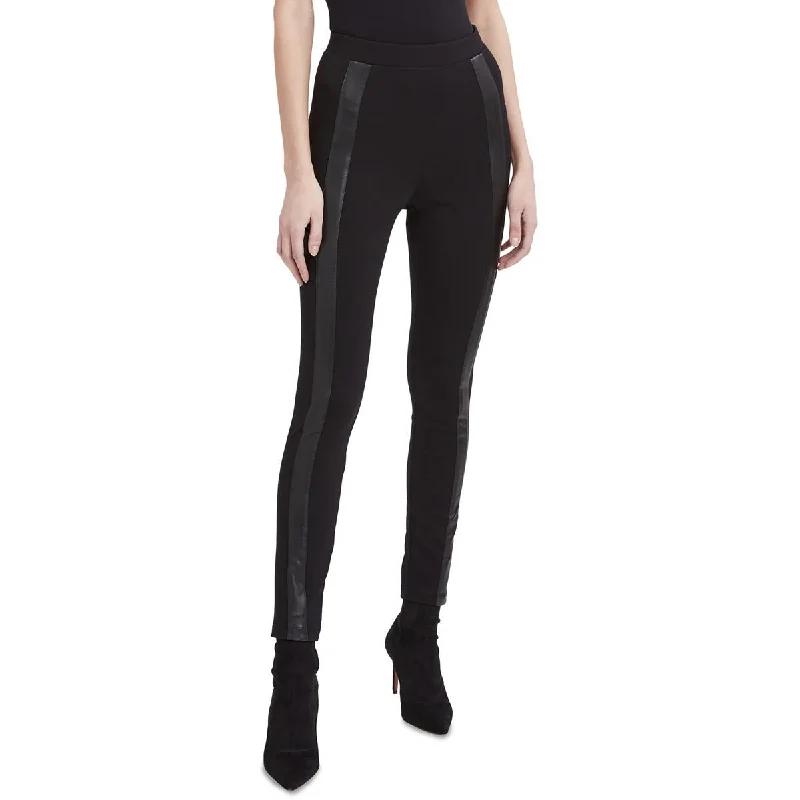 Final Clearance Womens Faux Leather High Waist Leggings
