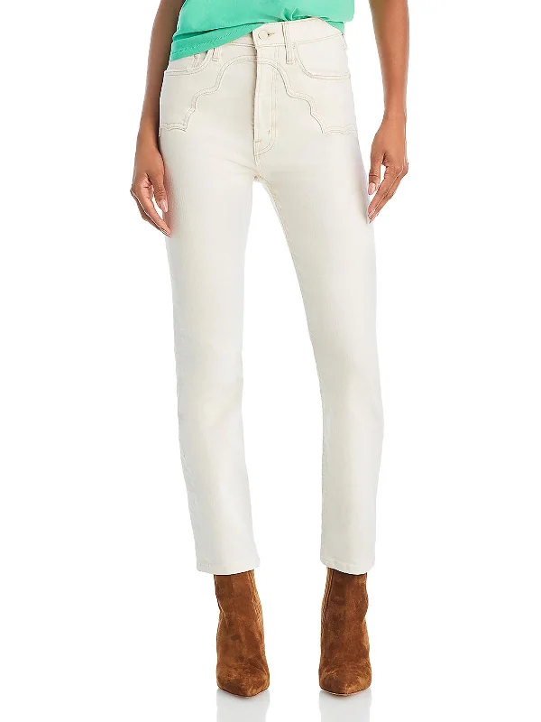 Price Rollback Womens High Rise Denim Ankle Jeans