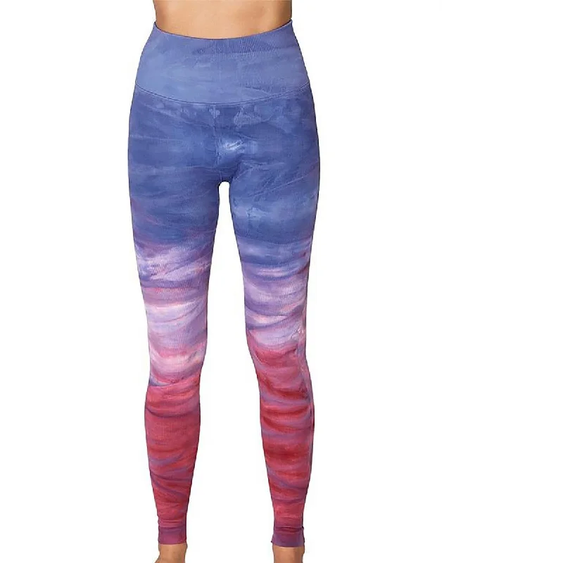 Overstock Womens High Rise Watercolor Leggings