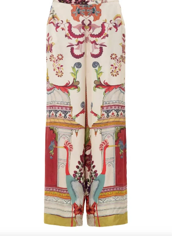 Weekend Deal Women's Palazzo Pants In Indian Red