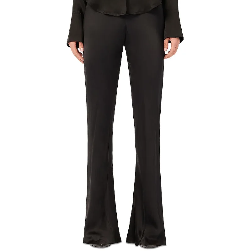 New Markdowns Womens Silk Wide Leg Wide Leg Pants