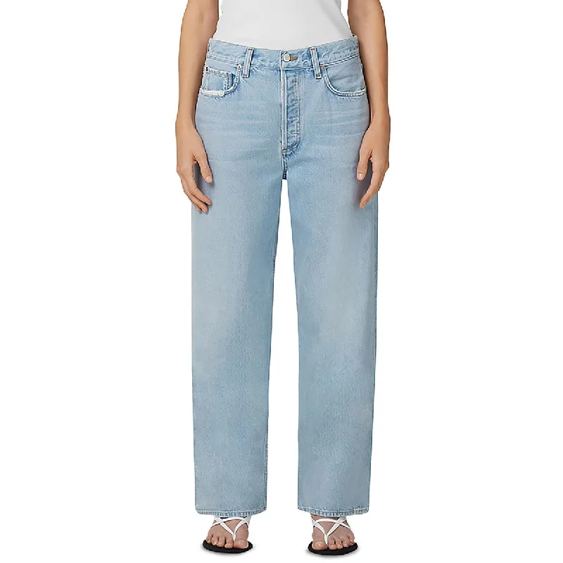 Great Deals Womens Wide Leg Low Sling Baggy Wide Leg Jeans