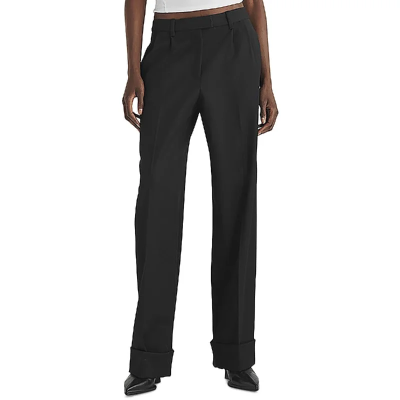 Bonus Savings Womens Wool Trouser Pants