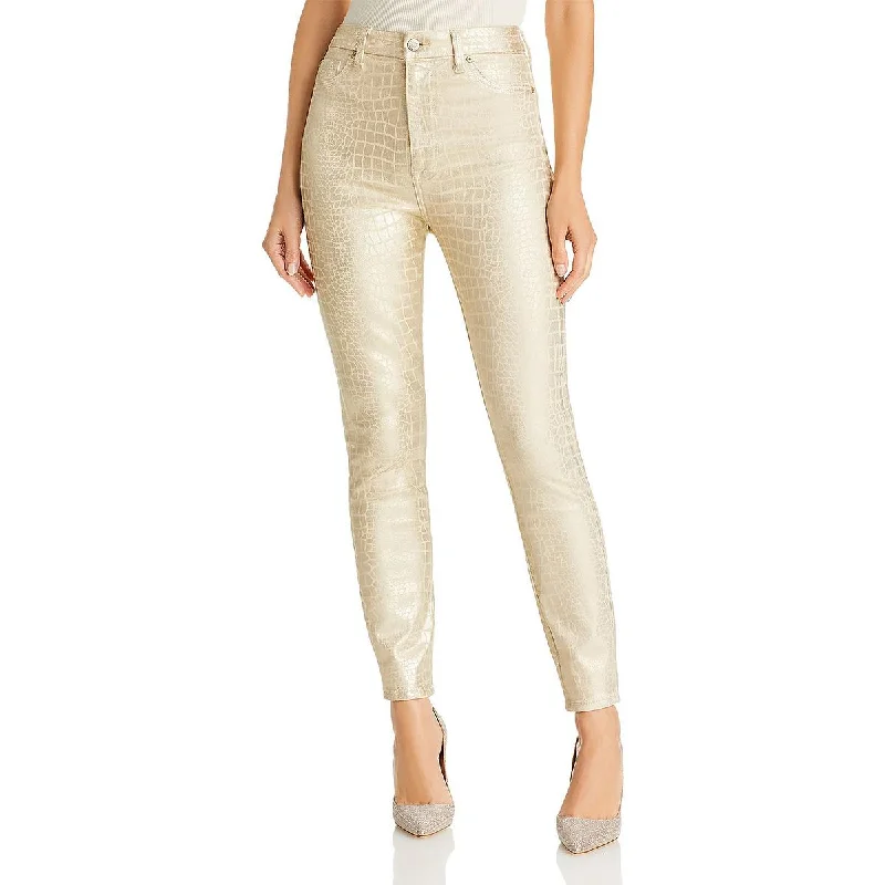 Special Buy 7 For All Mankind Womens Aubrey High Waist Coated Skinny Jeans