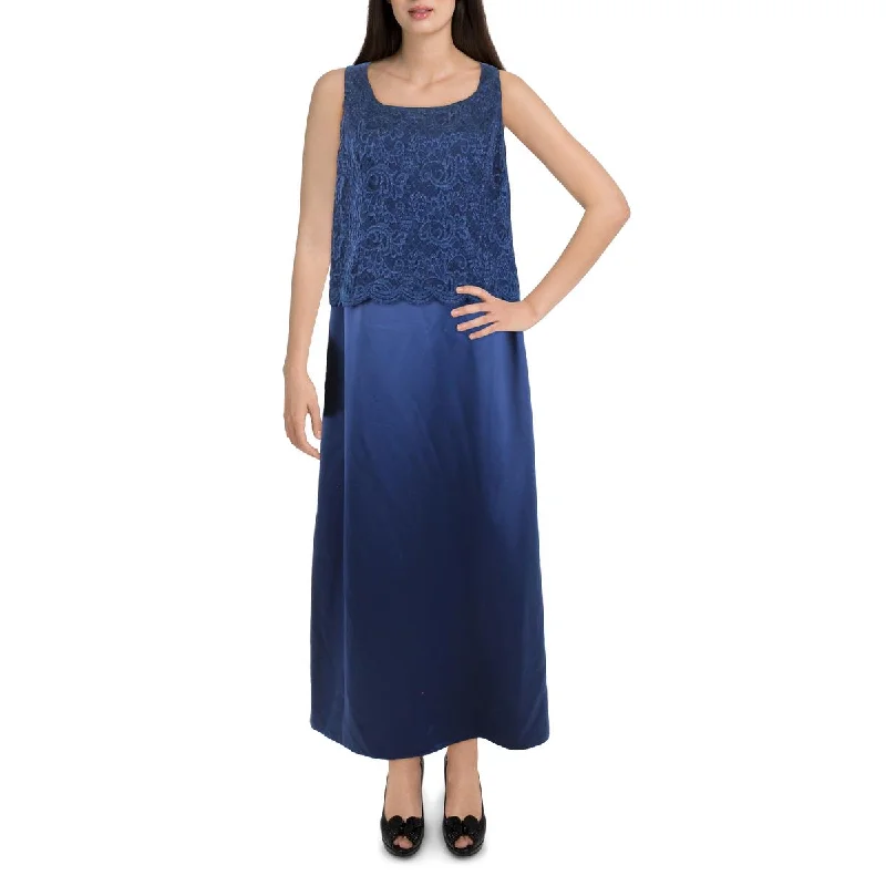 Special Buy Alex Evenings Womens Plus Lace Sleeveless Evening Dress