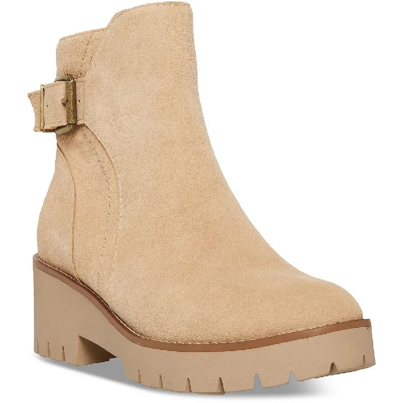 The Best Prices Aqua College Womens Desiree  Zipper Suede Booties