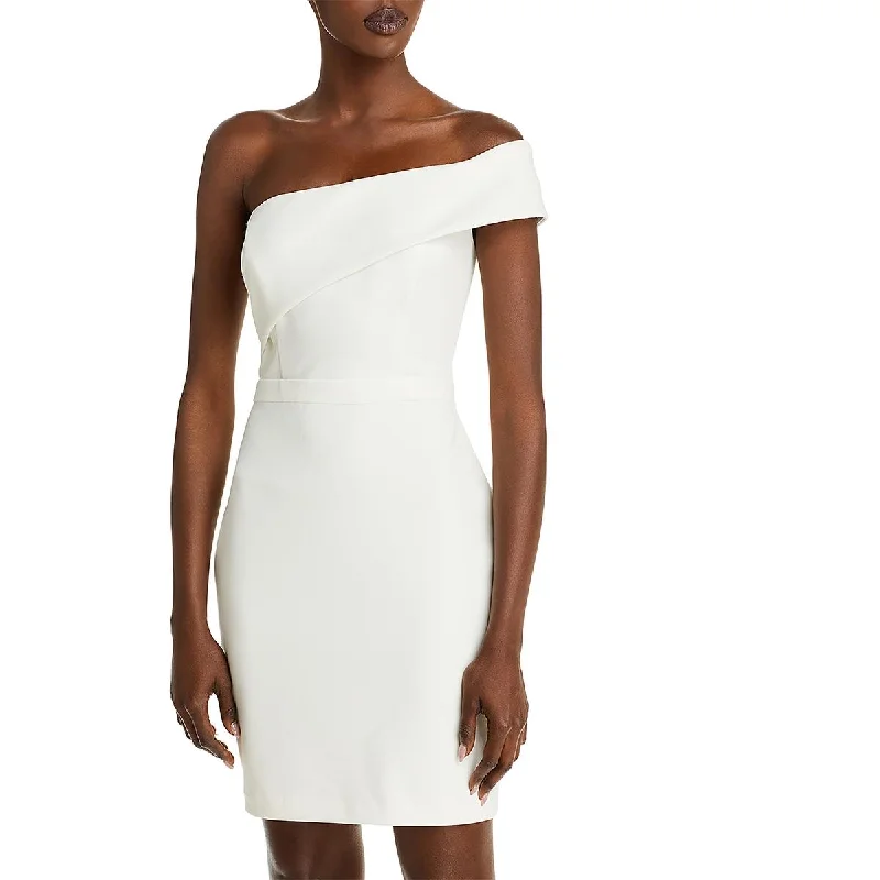 Special Savings Aqua Womens Scuba Crepe Mini Sheath Dress