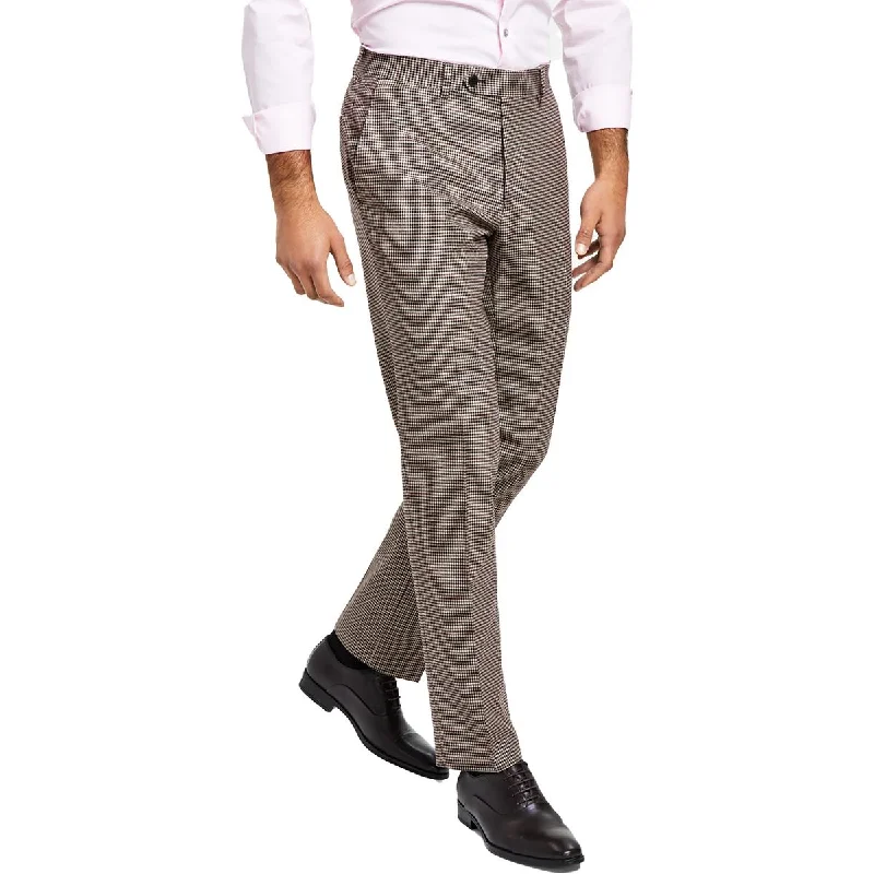 Referral Discount Bar III Mens    Check Print Suit Separate Suit Pants