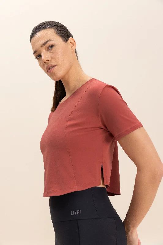 Daily Deals Cropped Mullet Broad T-Shirt