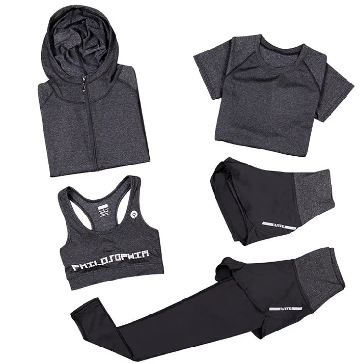 Final Markdown Five-piece yoga suit sports suit