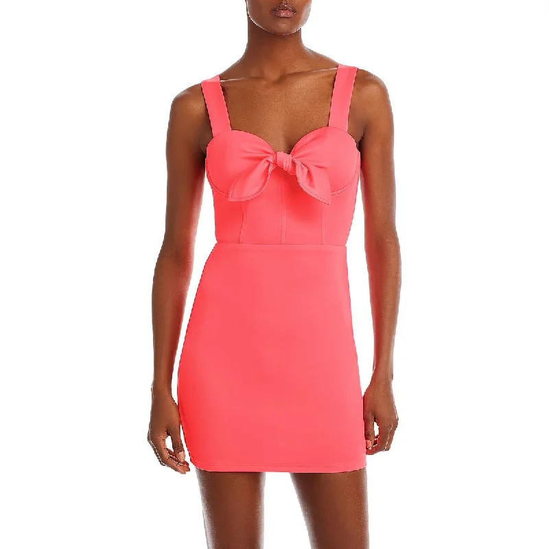 Exclusive Online Offer Fore Womens Knot-Front sleeveless Mini Dress