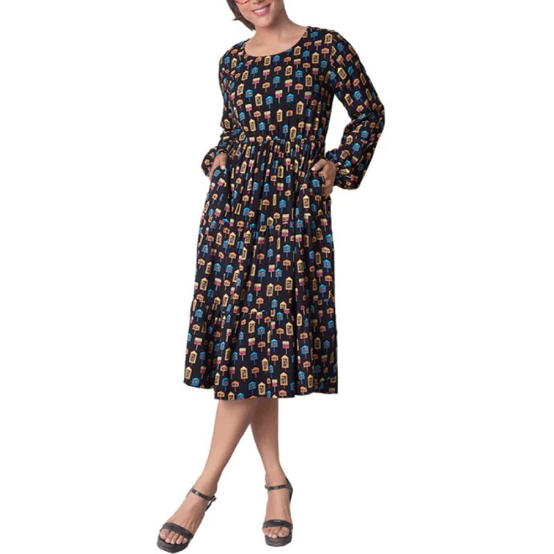 Savings Galore Little Libraries Long Sleeve Frill Dress [FINAL SALE]