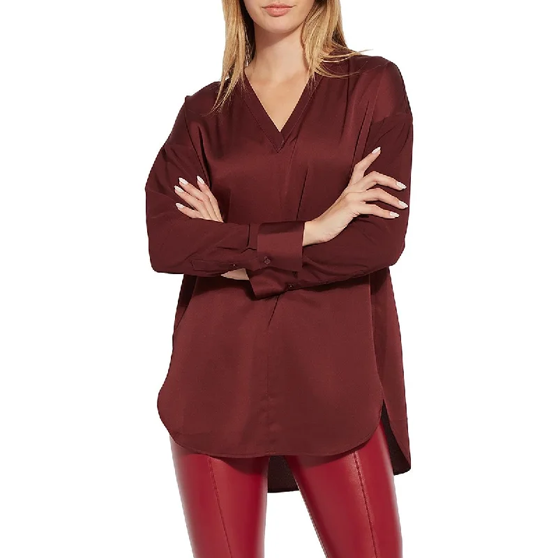 Major Savings Lysse Womens Token Banded V-Neck Pullover Top