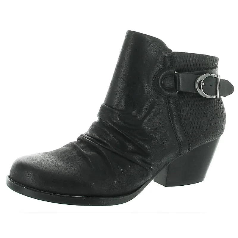 Steals and Deals Naturalizer Womens Faux Leather Ankle Chelsea Boots
