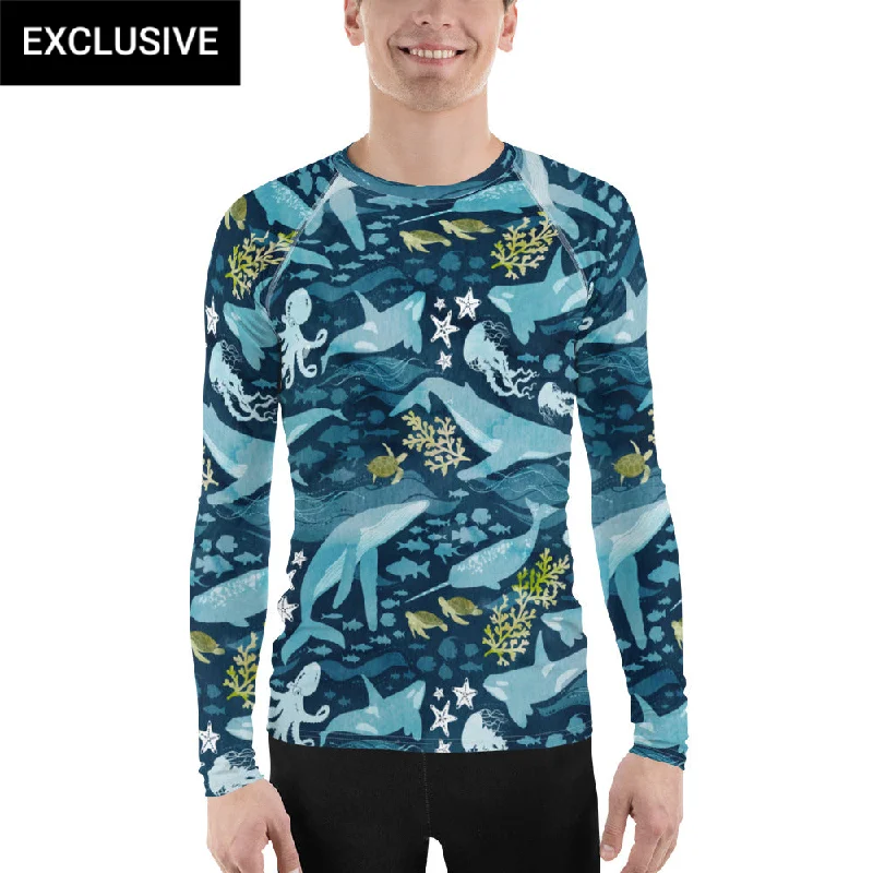 Epic Deals Ocean Life Unisex Rash Guard (POD)