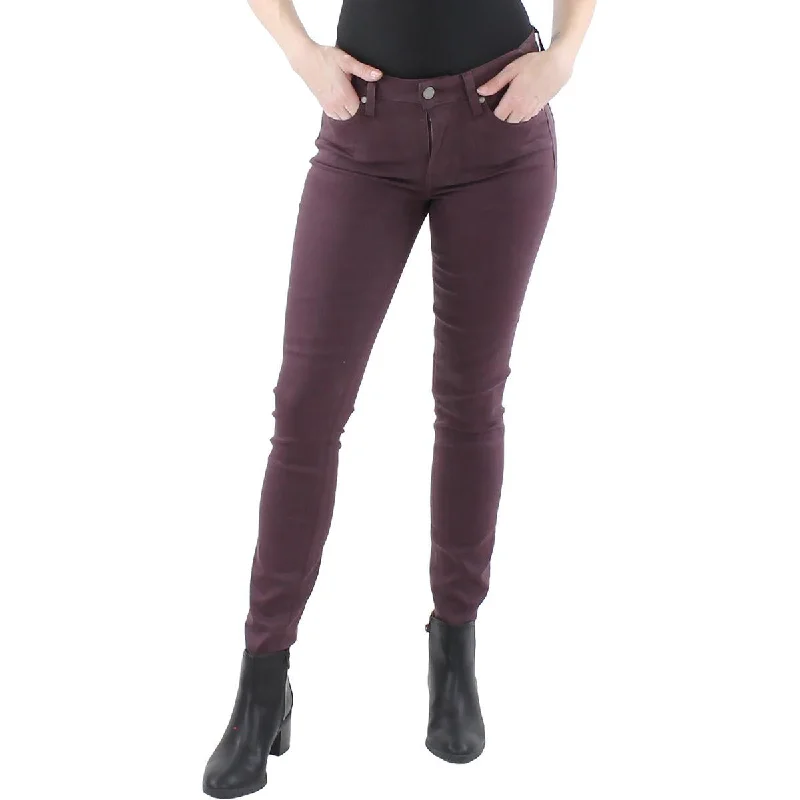 Clearance Sale Paige Womens Coated Mid Rise Ankle Jeans