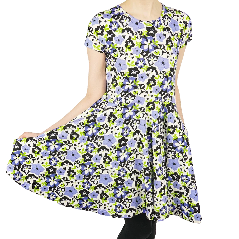 Major Savings Petunias Kids Twirl Dress [FINAL SALE]