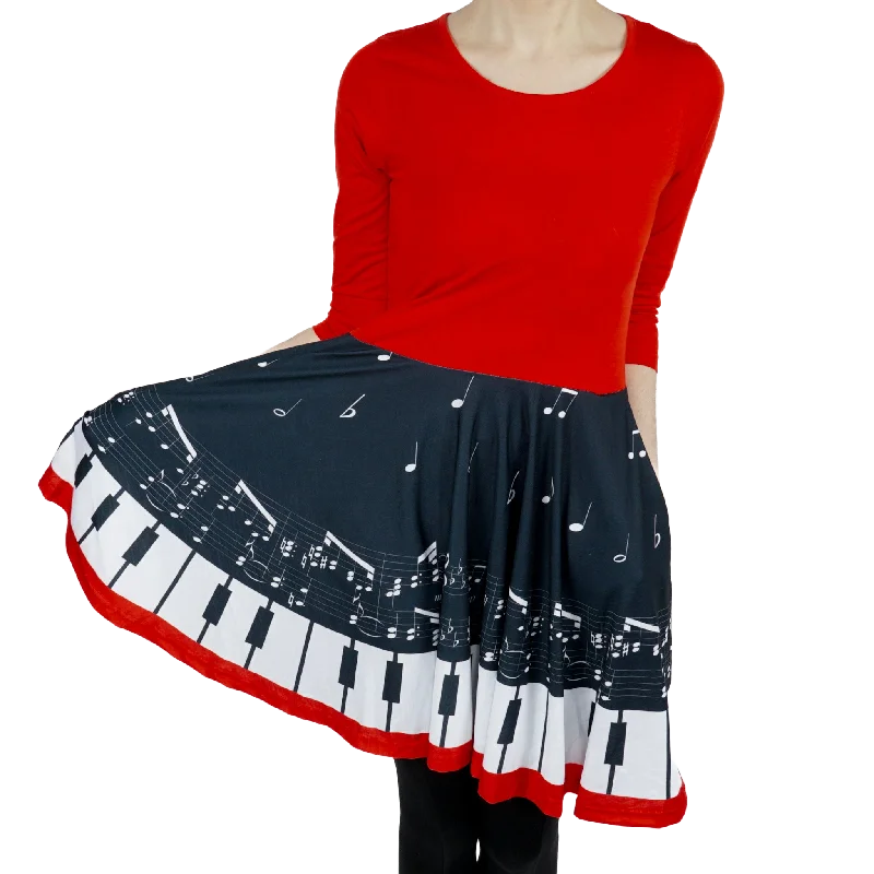 Bargain Prices Piano Keys Kids Twirl Dress [FINAL SALE]