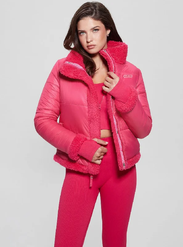 Major Savings Pink Charis Active Reversible Jacket