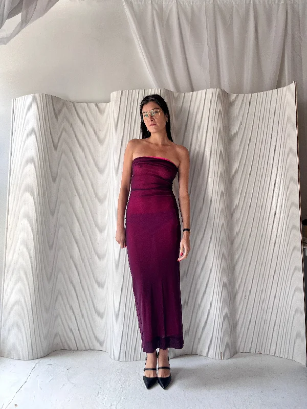 Super Bargain Plein Sud 2000s Mesh Dress RTV