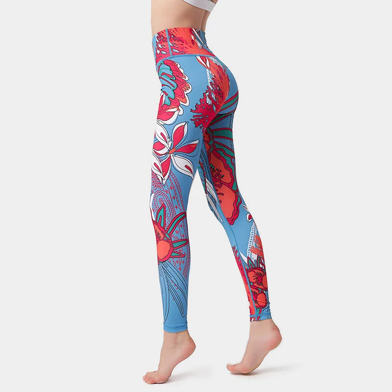 Act Fast Print Yoga Suit Amazon Yoga Pants