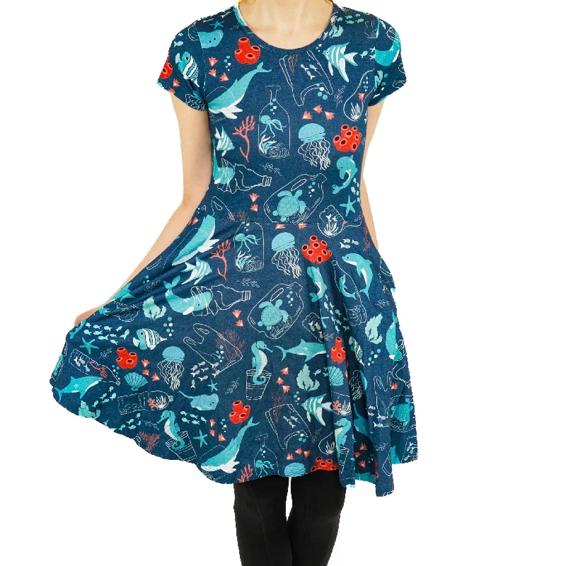 Low Prices Save the Ocean Kids 3/4th Twirl Dress [FINAL SALE]