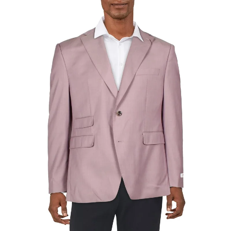 Reduced Prices Tayion By Montee Holland Mens Agordy Wool Blend Classic Fit Two-Button Blazer