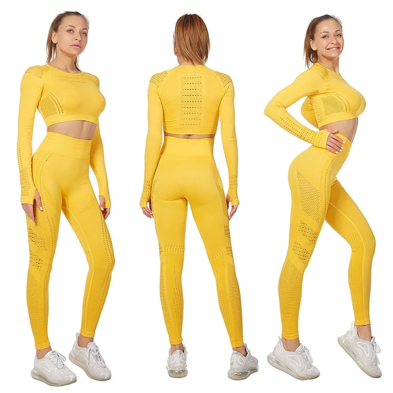Closeout Yoga suit long sleeve suit