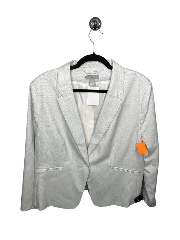 Special Discount Blazer By H&m In Grey, Size: 18