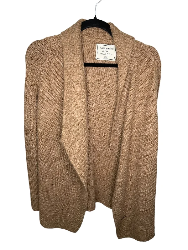 Shop and Save Cardigan By Abercrombie And Fitch In Brown, Size: Xs